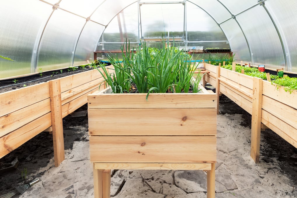 DIY Wooden Pallet with Raised Garden Bed